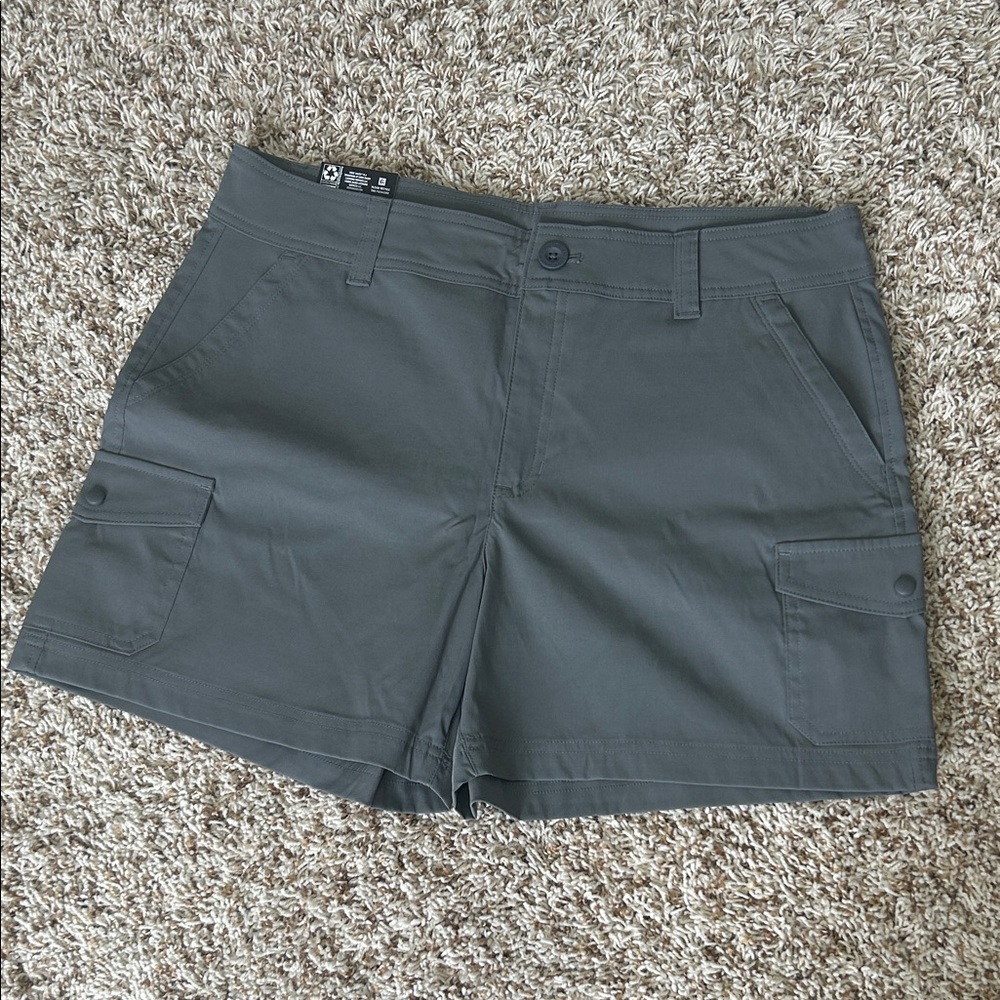 Eddie Bauer Women's Charcoal Cargo Shorts
